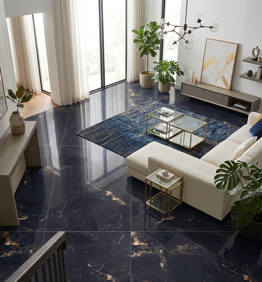 Why Are Interior Designers Obsessed with Glazed Marble Look Tiles Right Now? 