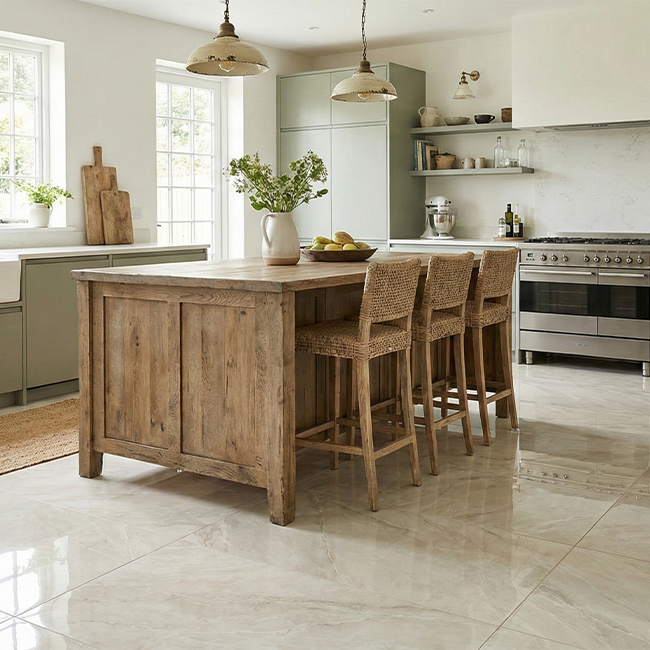 Use Porcelain Slabs as versatile countertops in luxury designs this year