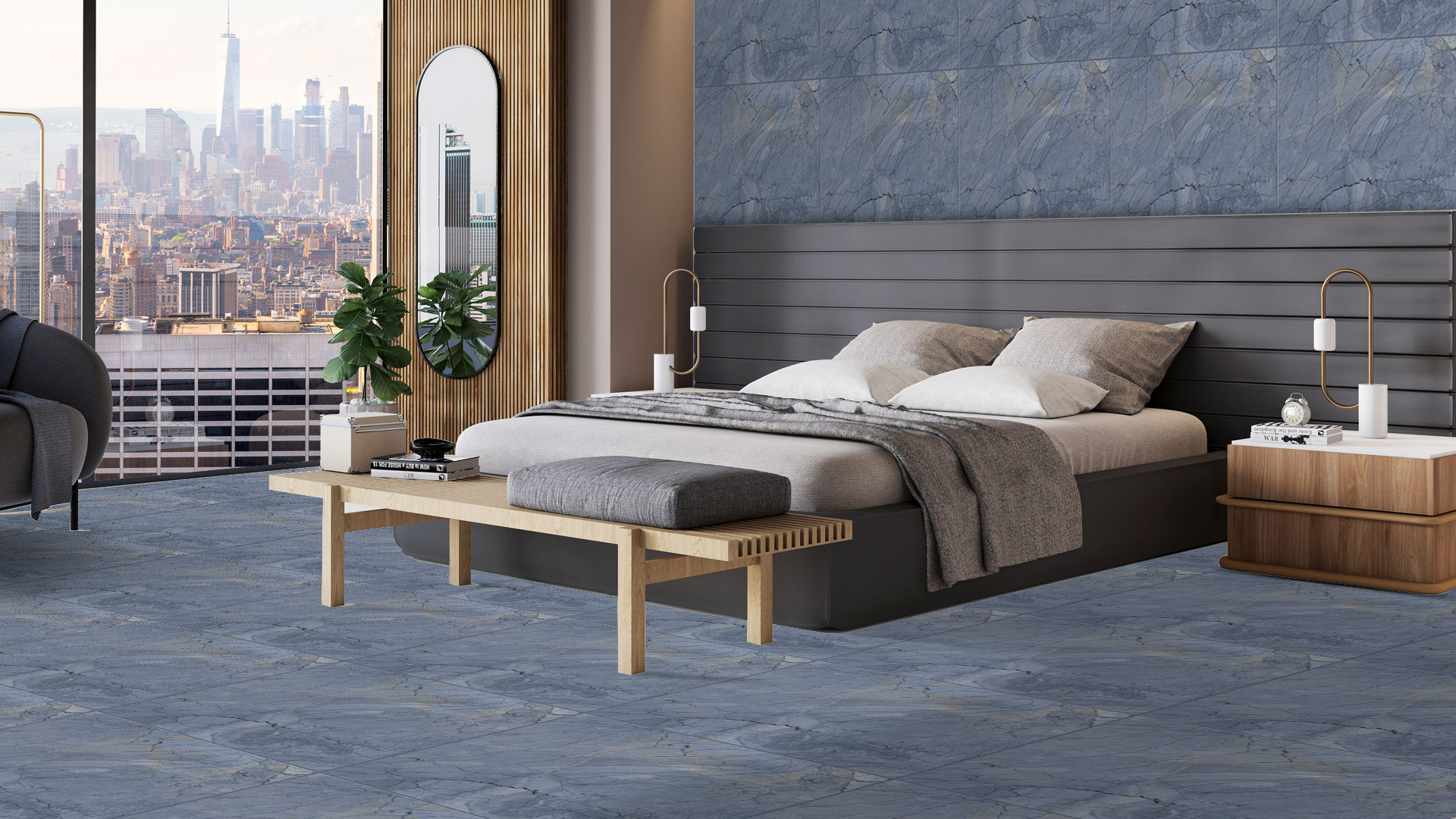 Bedroom - Campus Blue