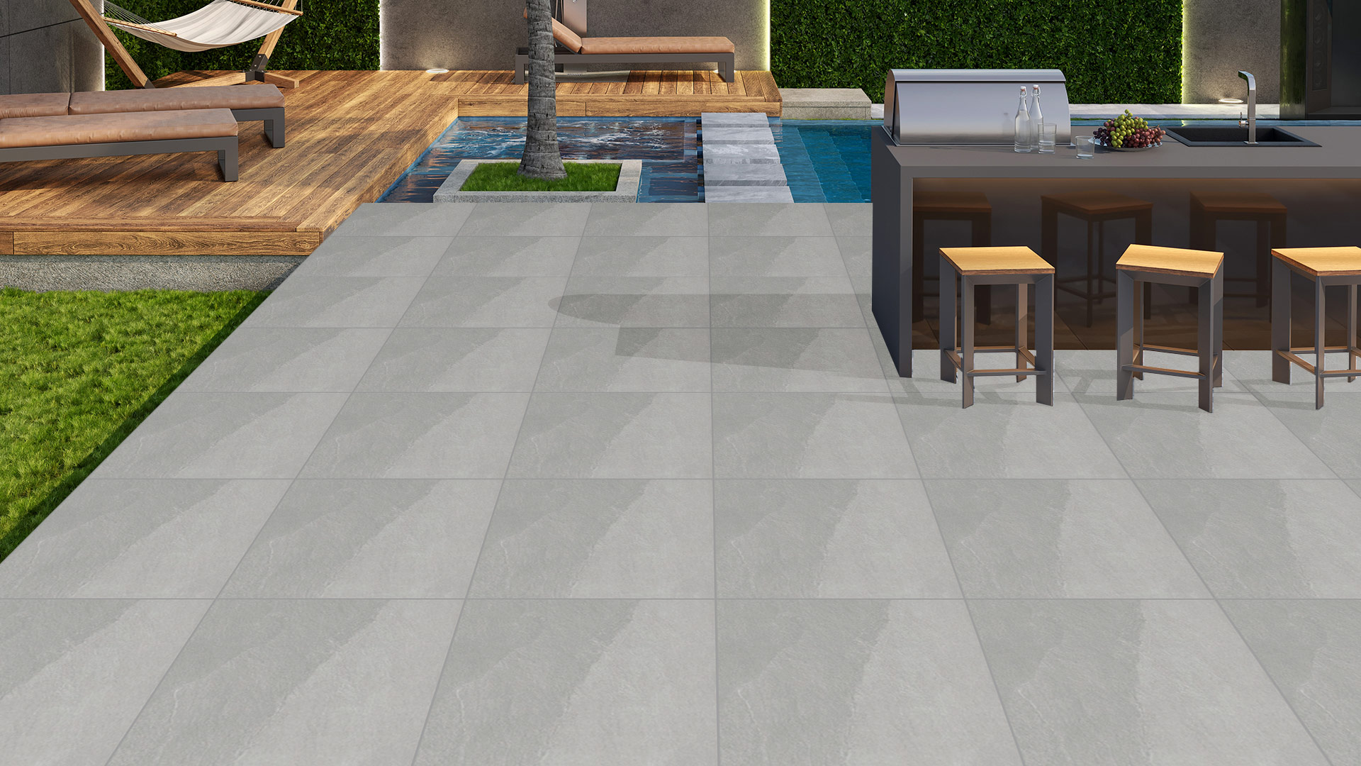 Outdoor Area - Brazilian Grey