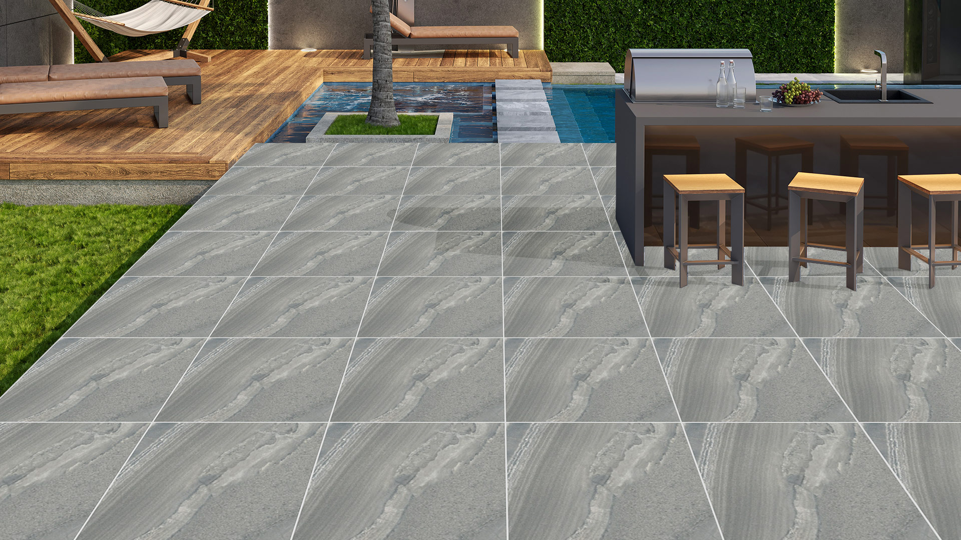 Outdoor Area - Crossover Grey